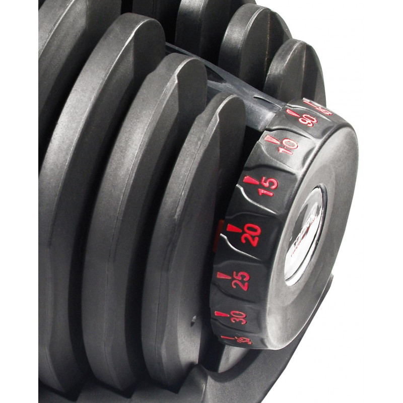 Manubrio a carico regolabile con selezionatore 2,5 - 24 kg Manubrio a carico regolabile con selezionatore 2,5 - 24 kg