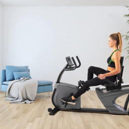 Toorx BRX-R300ERGO Cyclette Recumbent Ergometro – Con Cardiofrequenzimetro E App IConsole+
