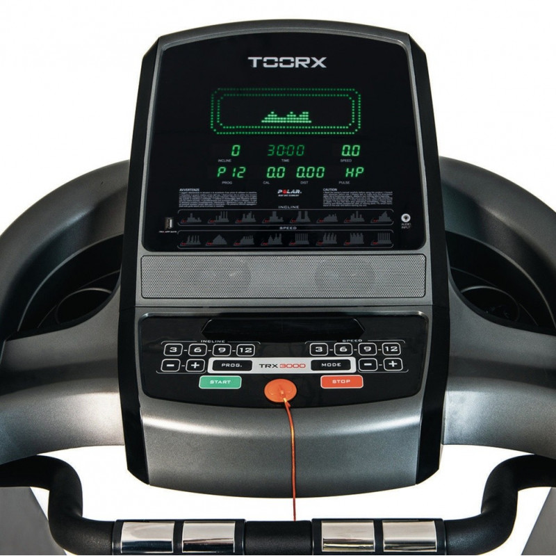 TRX-3000 HRC APP Ready 3.0 motore AC fascia cardio inclusa TRX-3000 HRC APP Ready 3.0 motore AC fascia cardio inclusa