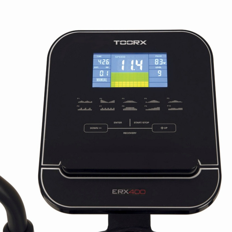 Ellittica ERX-400 HRC a volano anteriore richiudibile elettromagnetica con ricevitore wireless APP Ready