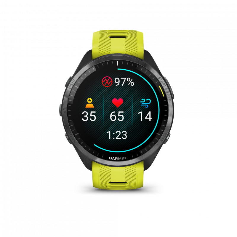 FORERUNNER 965 Lunetta in titanio DLC grigio carbonio (010-02809-12) ⭐ SNL – Competenza dal 1998
