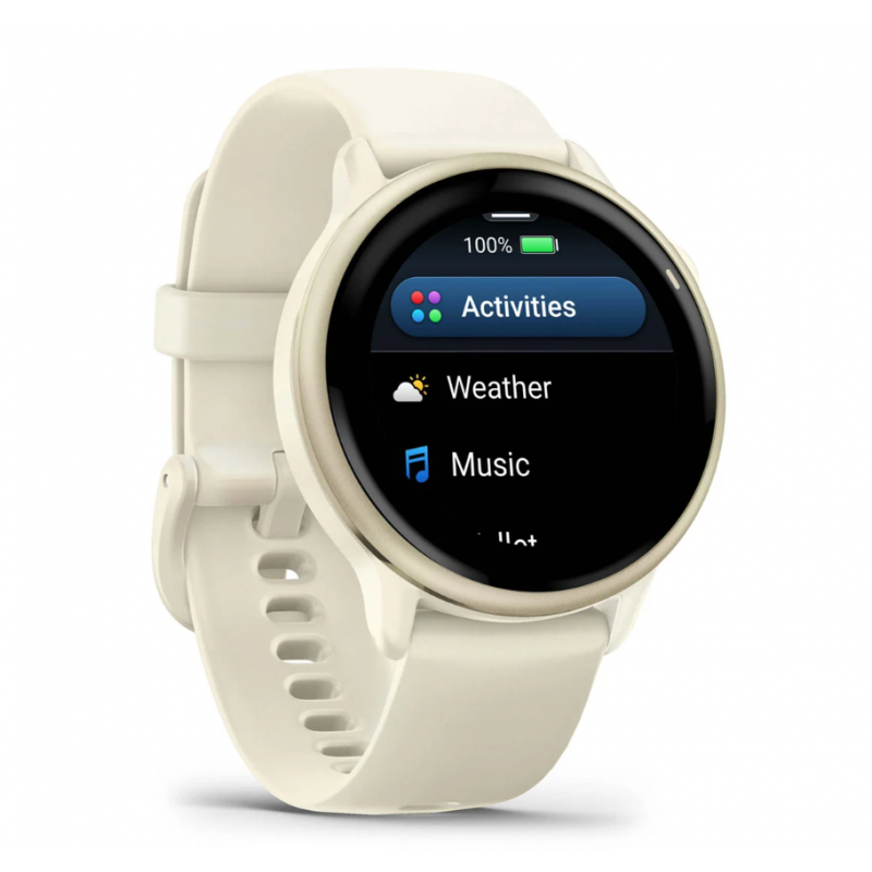 Vivoactive 6 Lunar Gold con cinturino Bone (010-02985-01) Vivoactive 6 Lunar Gold con cinturino Bone (010-02985-01)