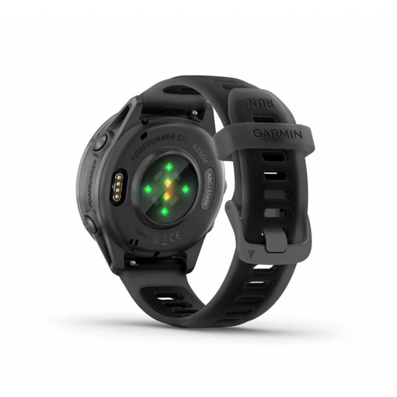 Forerunner 570 - 42mm Slate Grey Aluminium with Translucent Black/Black Band (010-02970-00) Forerunner 570 - 42mm Slate Grey Aluminium with Translucent Black/Black Band (010-02970-00)