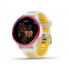 Forerunner 570 - 42mm Raspberry Aluminum con cinturino Translucent Bone/Mango Band (010-02970-02)