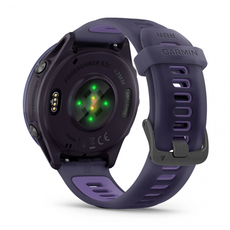 Forerunner 570 - 47mm Indigo Aluminium with Translucent Imperial Purple/Indigo Band (010-02971-02) Forerunner 570 - 47mm Indigo Aluminium with Translucent Imperial Purple/Indigo Band (010-02971-02)