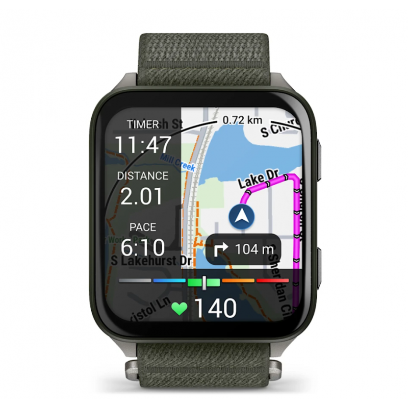 Venu X1 Moss con fondello in titanio e cinturino in nylon ComfortFit moss (010-02980-03)