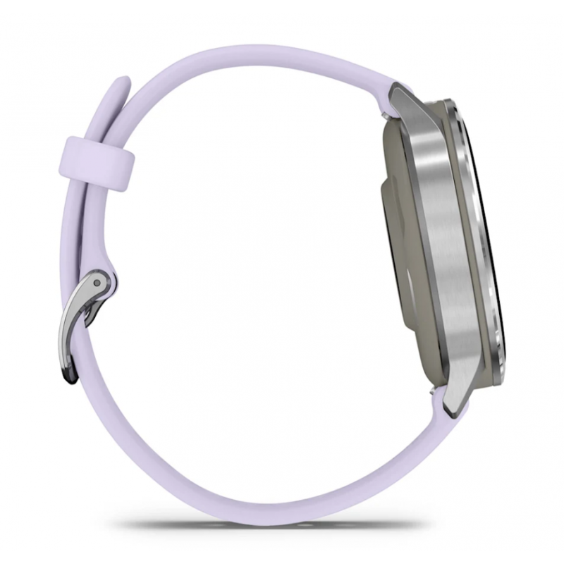 Venu 4 - 41 mm Silver con cinturino in silicone Periwinkle (010-03013-01)