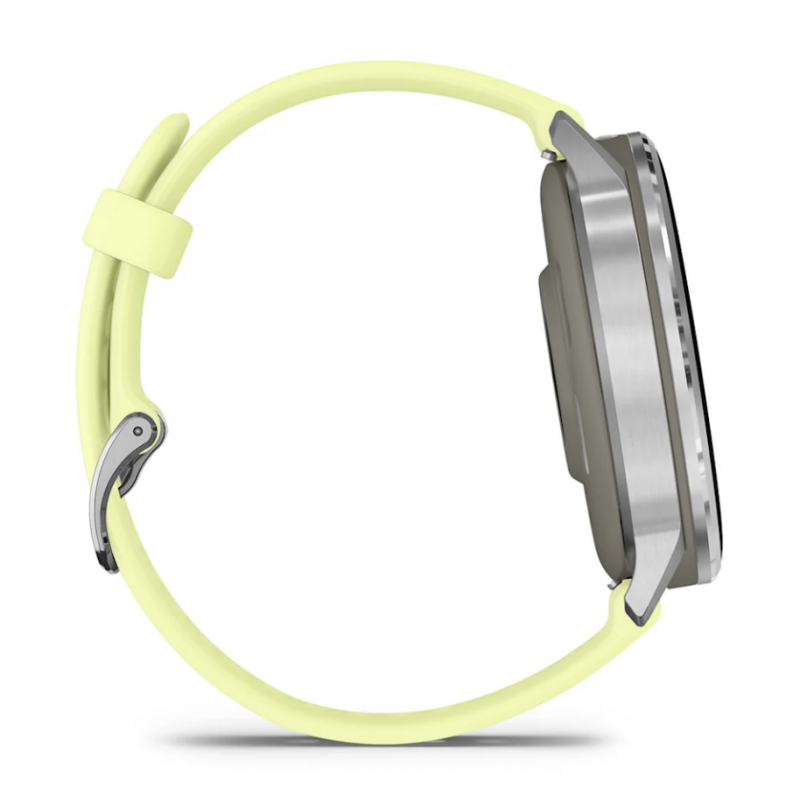 Venu 4 - 45 mm Silver con cinturino in silicone Citron (010-03014-02)