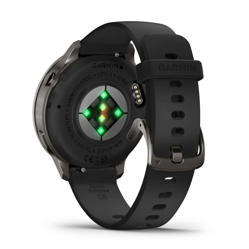 Venu 4 - 41 mm Slate con Silicone, Black (010-03013-02)
