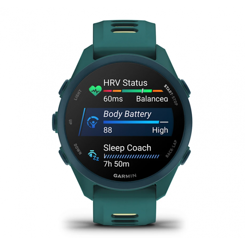 Forerunner 170 Music Teal Green con cinturino Teal Green/Citron (010-03920-12)