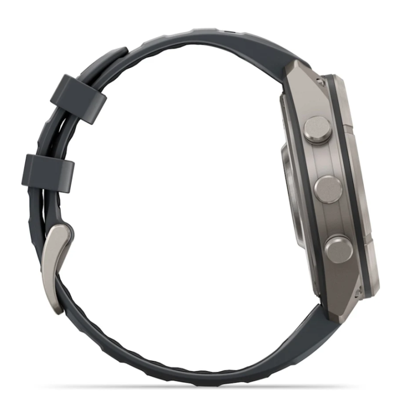 fenix 9 Pro Titanio con cinturino in silicone Graphite/black (010-04336-21)
