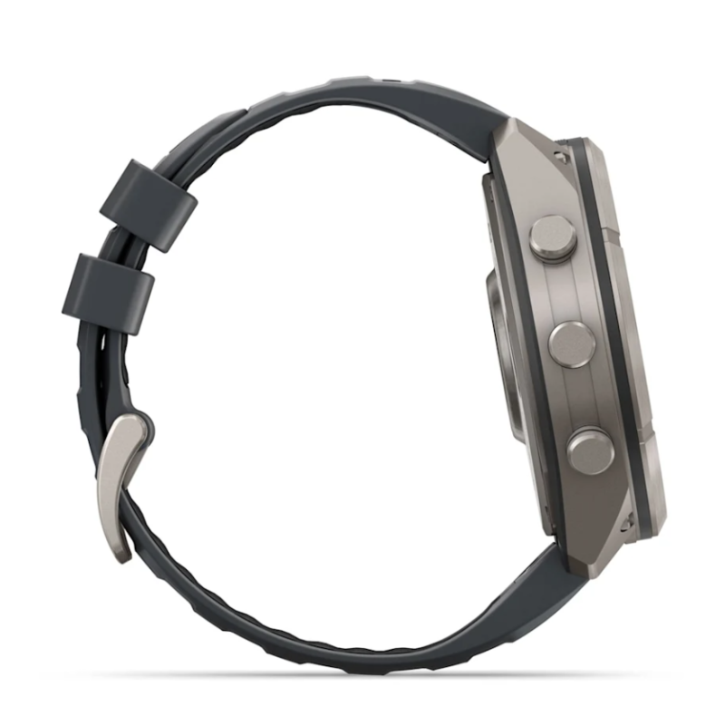 fenix 9 Pro 51 mm Titanio con cinturino in silicone Graphite/black (010-04337-21)
